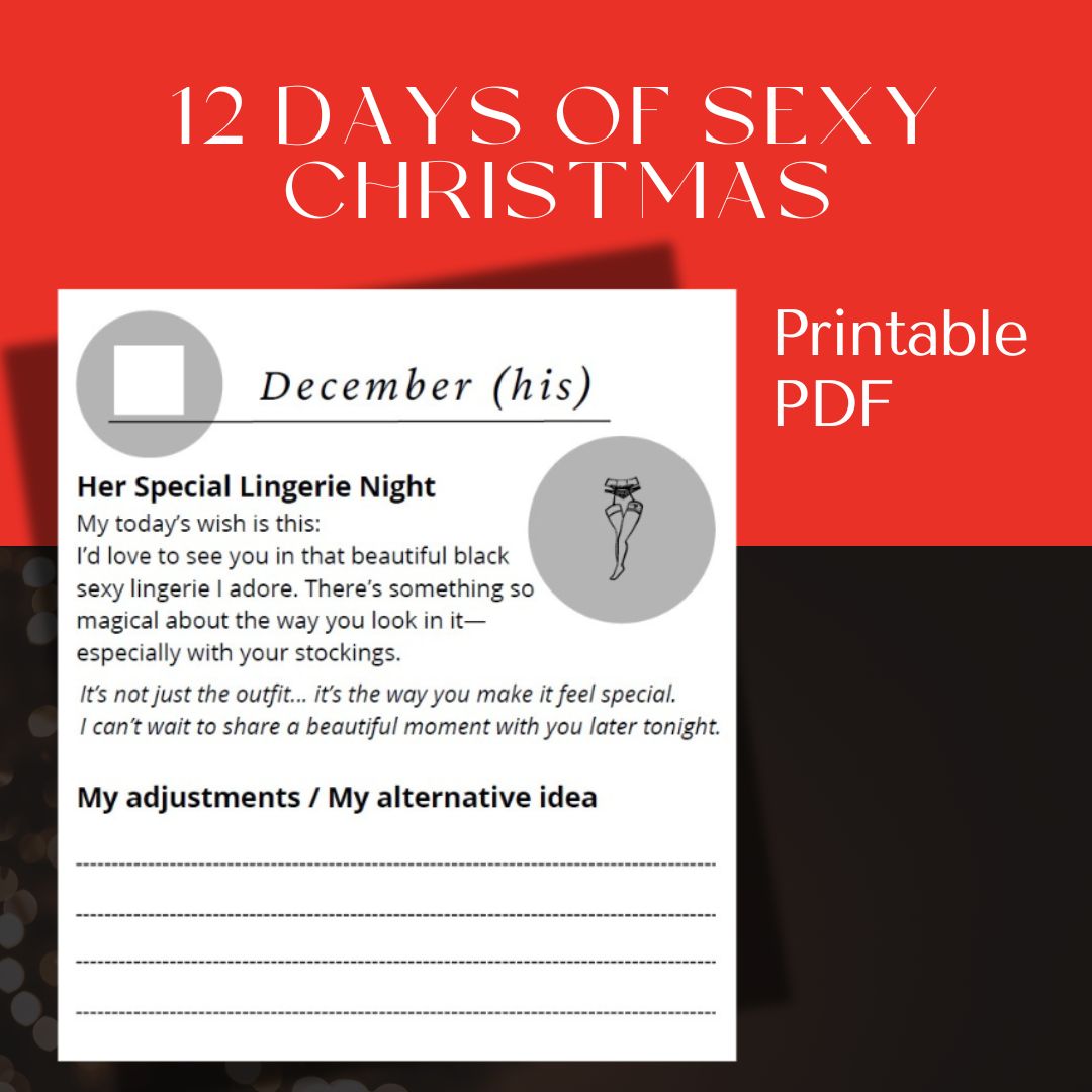 12 days of Christmas activities and tasks for adults