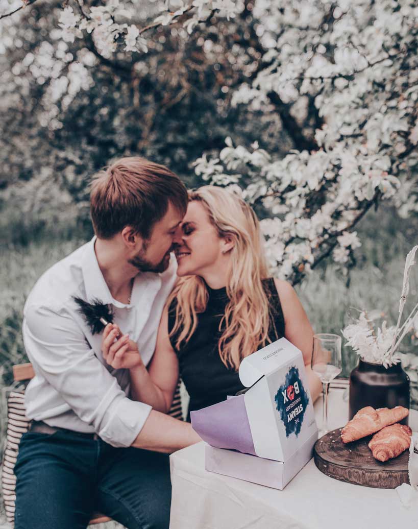 Anniversary box for couples gift box for boyfriend