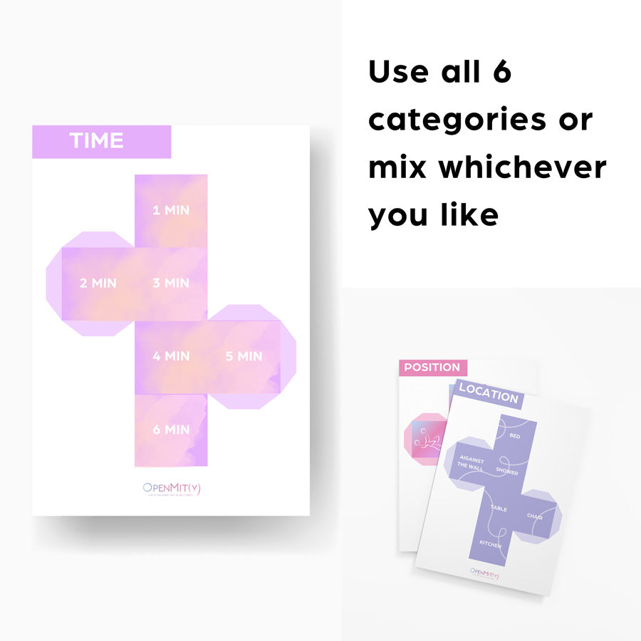 Spice It Up Dice Set, printable game for couples