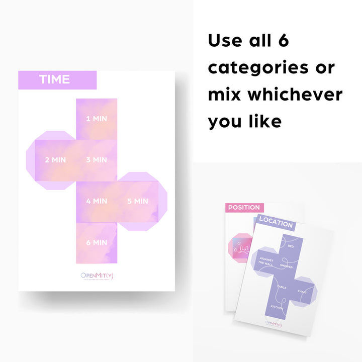 Spice It Up Dice Set, printable game for couples