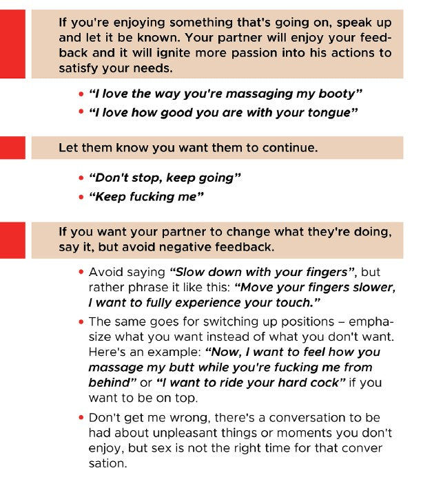 Dirty talk tips and ideas