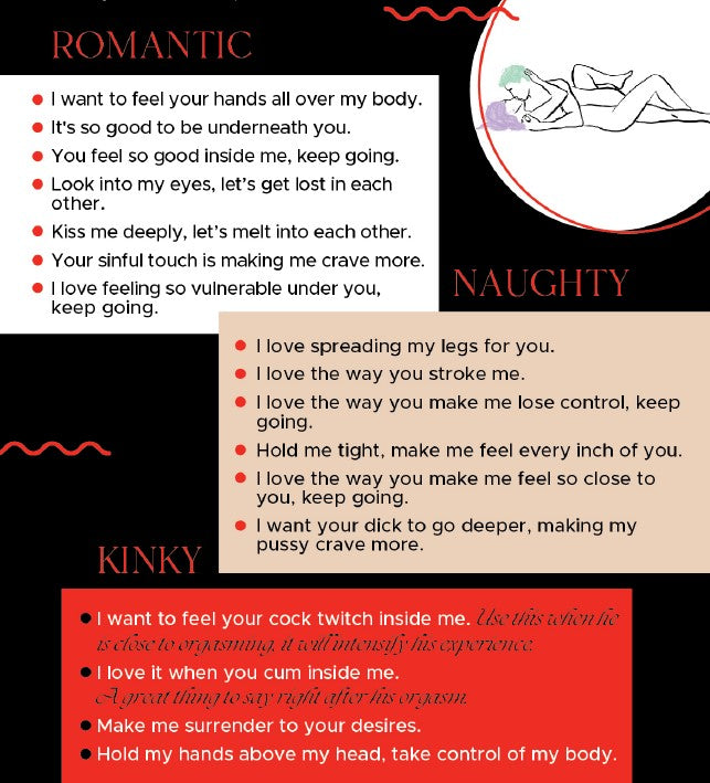 How to talk dirty to my man examples