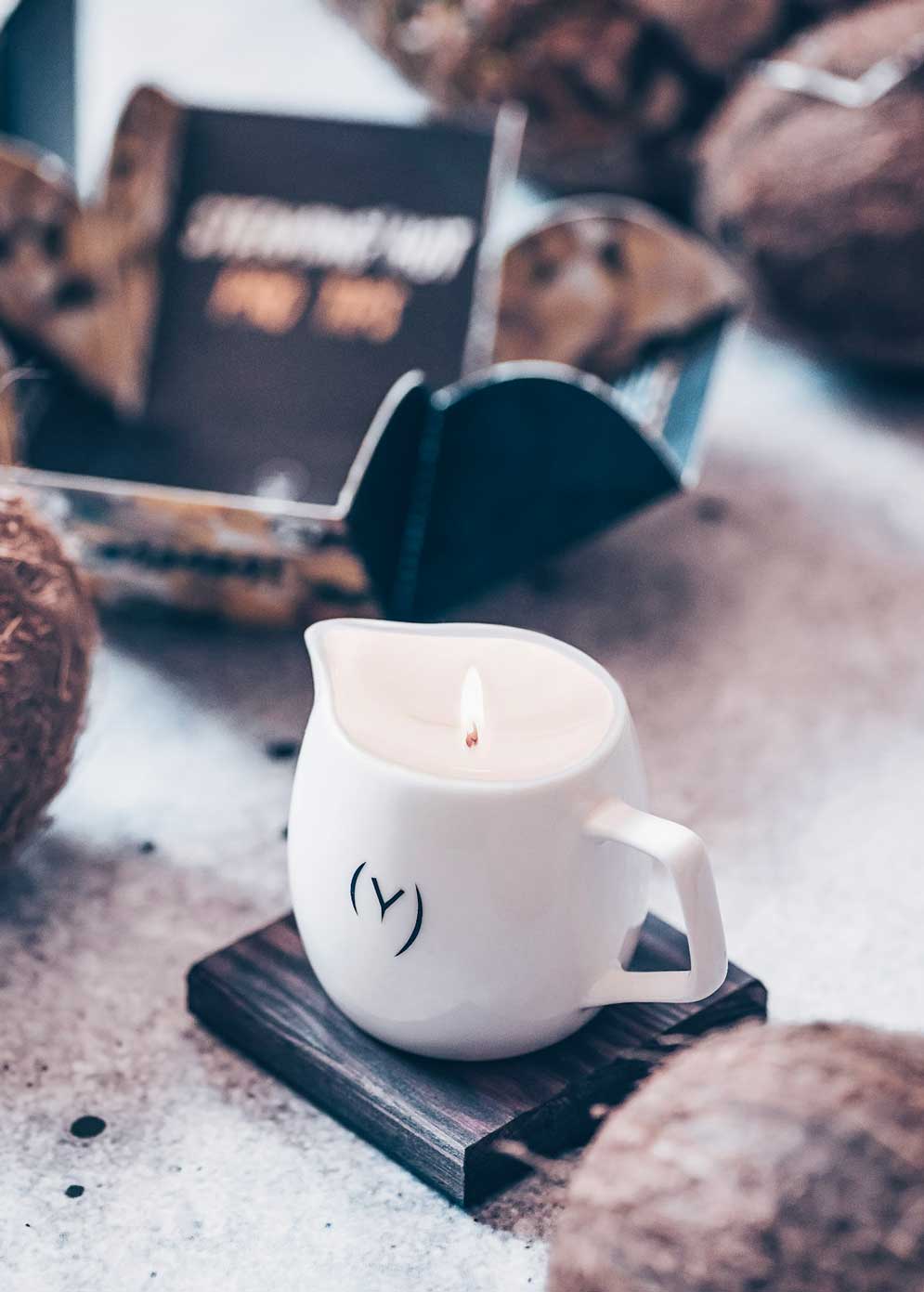 Massage candle for couples OpenMity pina colada