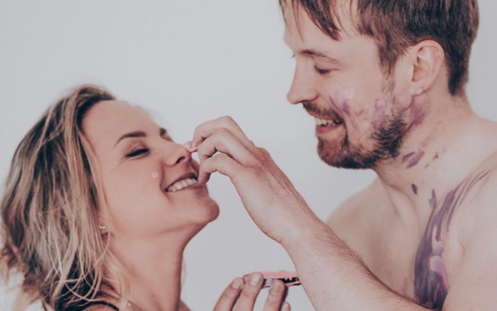 OpenMity romance couple playing date night cards game