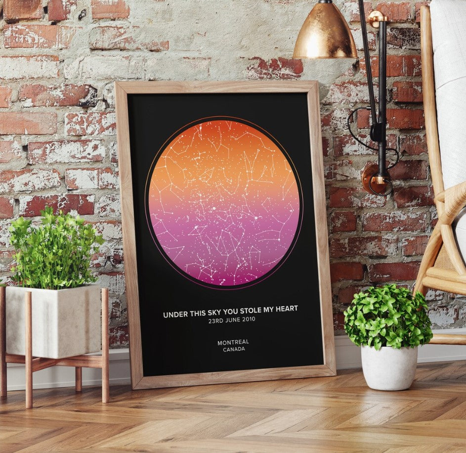 Lesbian Star Map Gift Idea