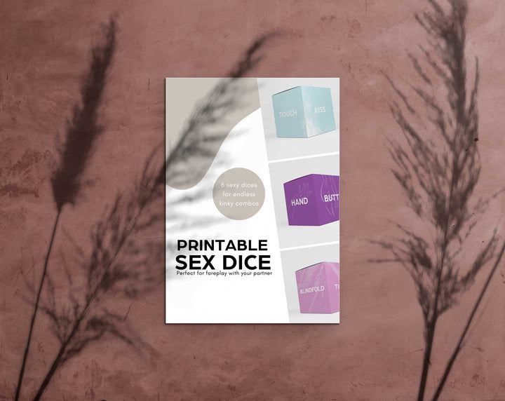 Spice It Up Dice Set, printable game for couples