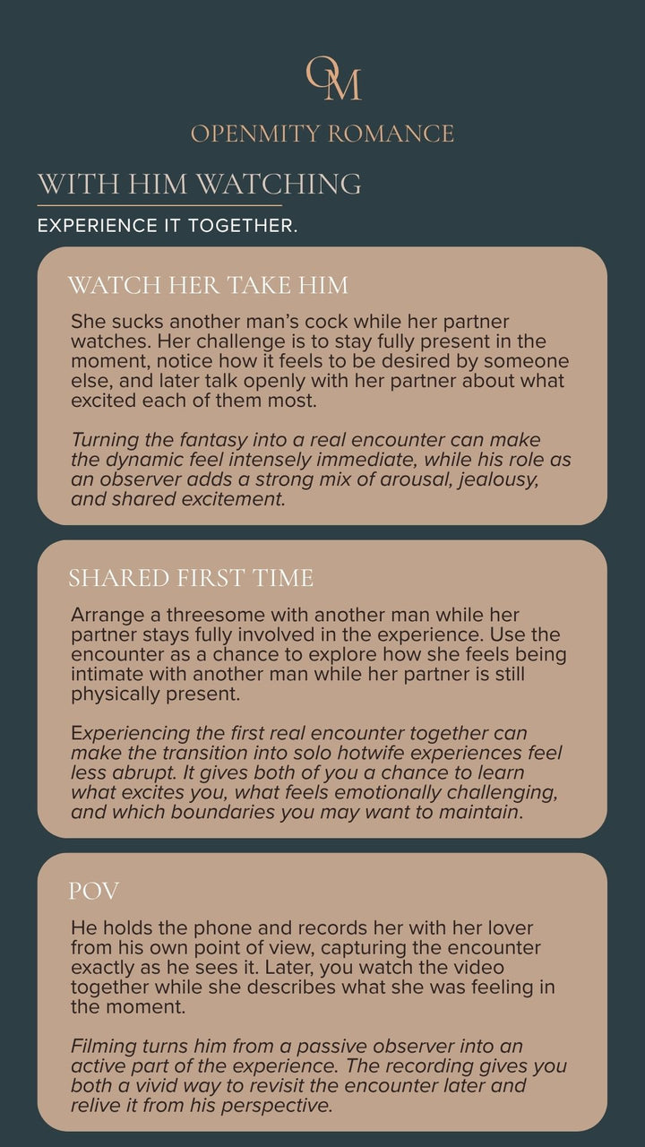 hotwife dares and challenges experience