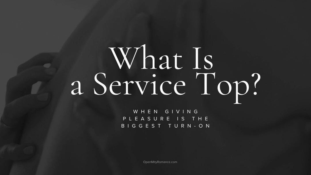 A grayscale promotional graphic with large white text reading 'What Is a Service Top?'.