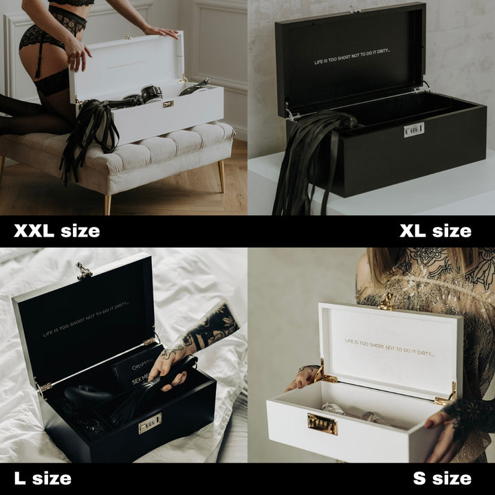 lockable adult toy box