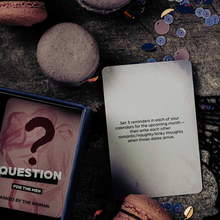 Question for couples from Box of Burning Desires Games for couples