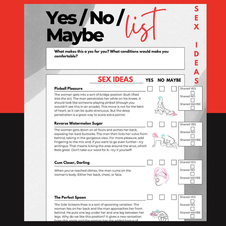 sex list yes no maybe openmityromance