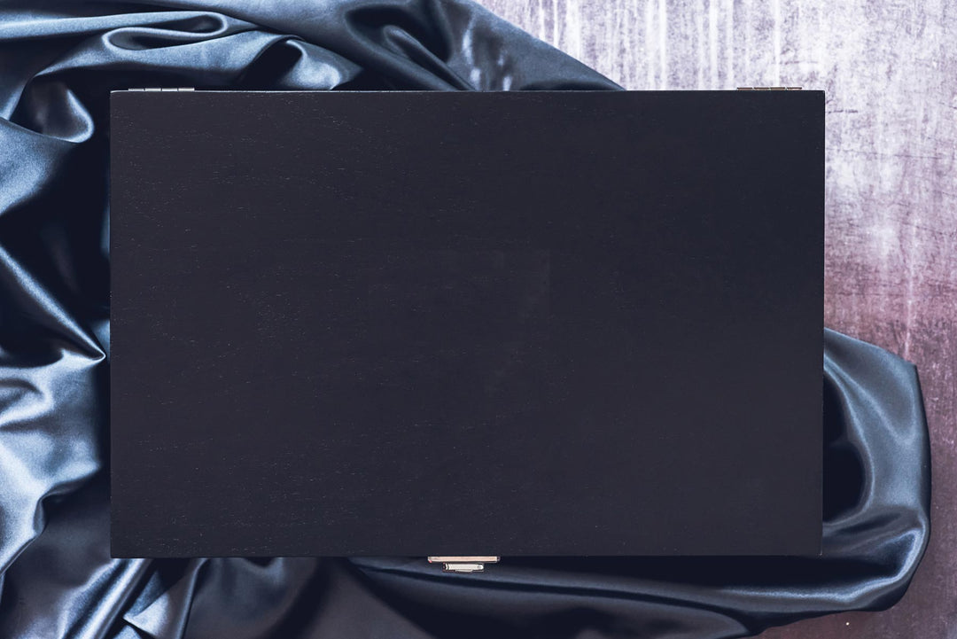 Wooden sex toy storage with lock