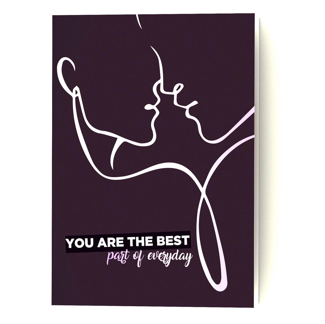 Romantic scratch-off love card