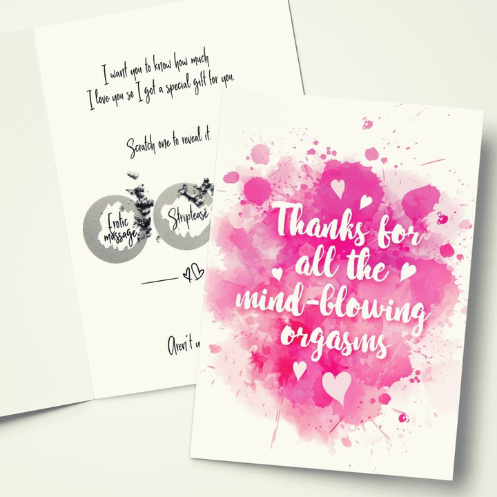 I love you card for him scratch off