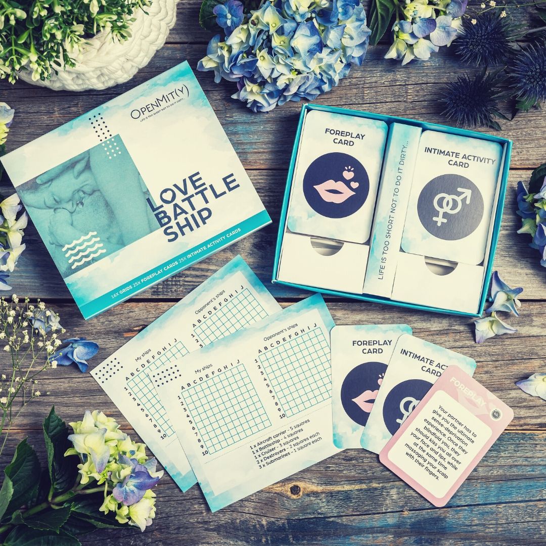 Love Battleship game in Anniversary box