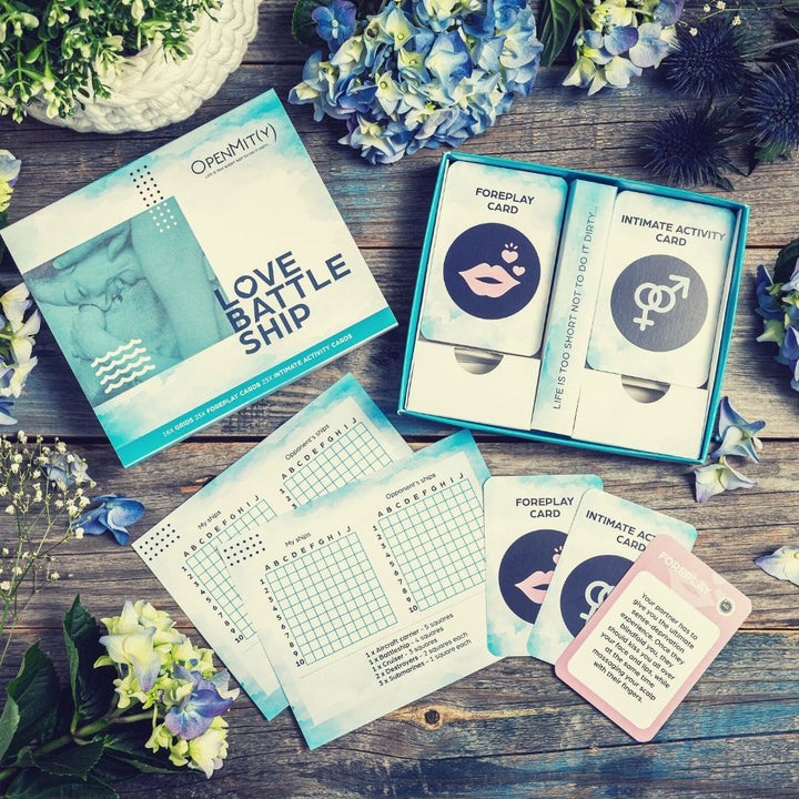 Love Battleship game in Anniversary box