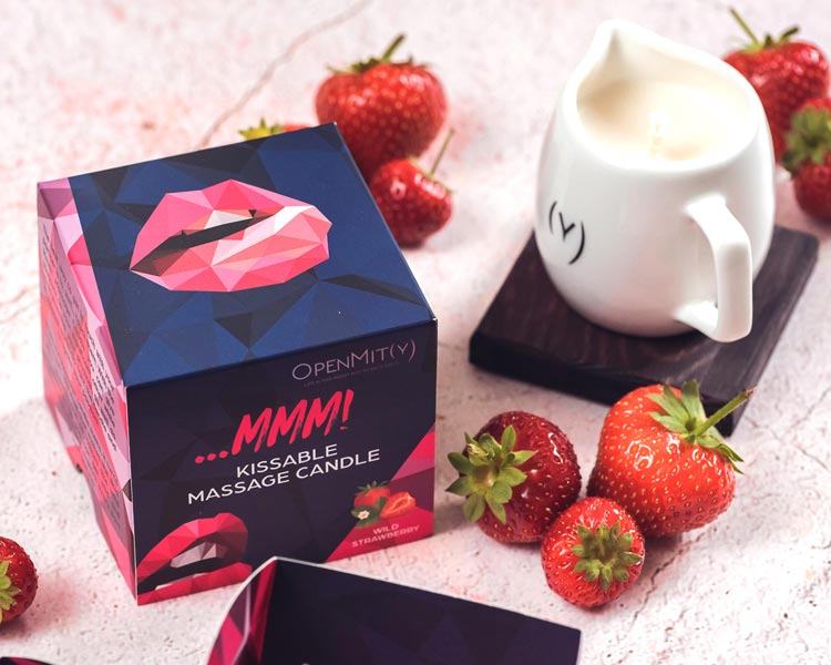 Massage candle romantic gift for boyfriend