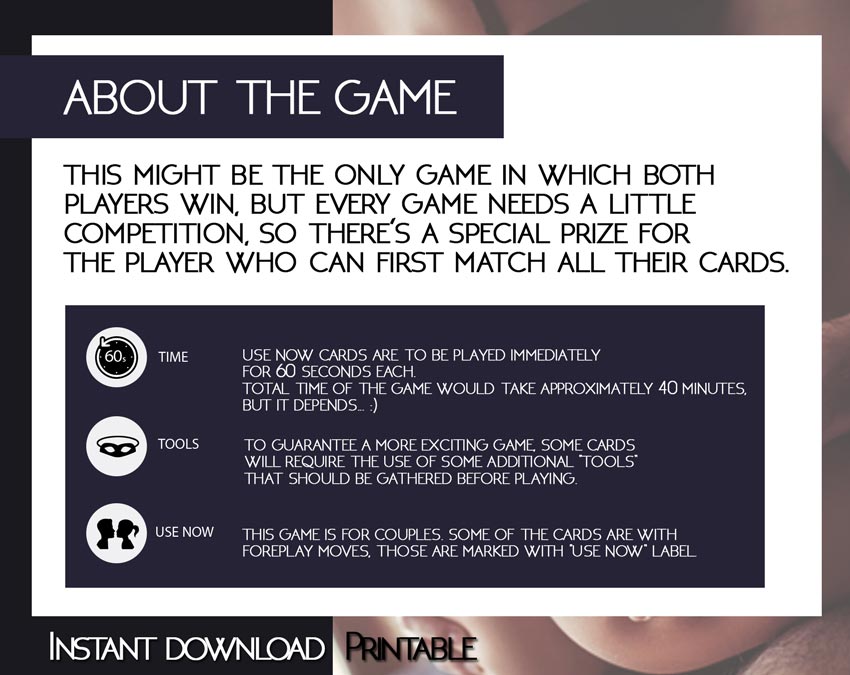 Printable Love Matching game PDF