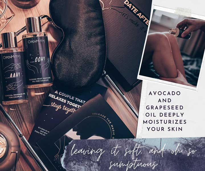 Massage Oil for Couples Gift Set OpenMity massage gifts for couples