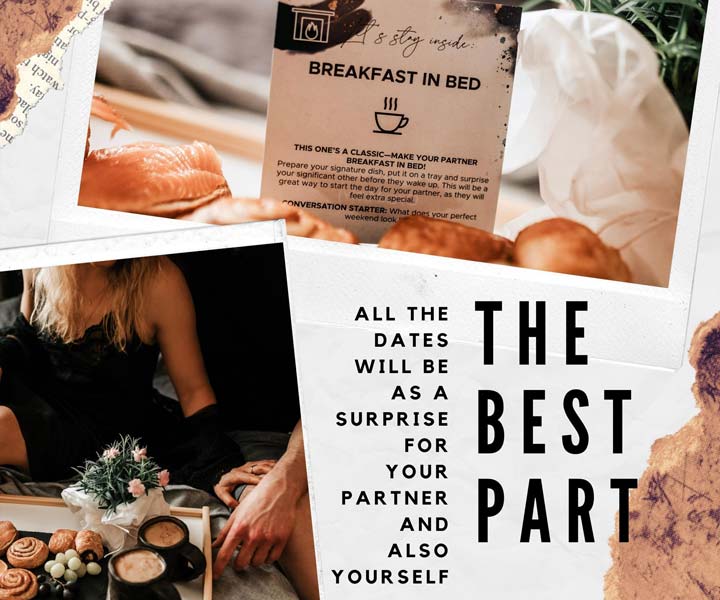 breakfast in bed surprise date for couples